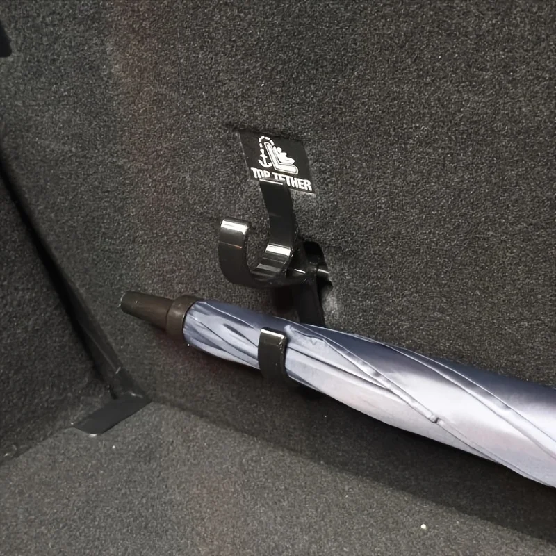 Zwei Auto-Schirmhaken - Kofferraumhaken, geeignet für Limousinen – Bild 4