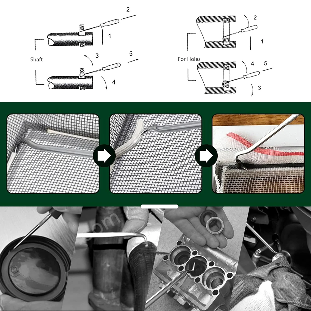 Auto Auto Fahrzeug Öl Dichtung Schraubendreher Set O-Ring Dichtung – Bild 4