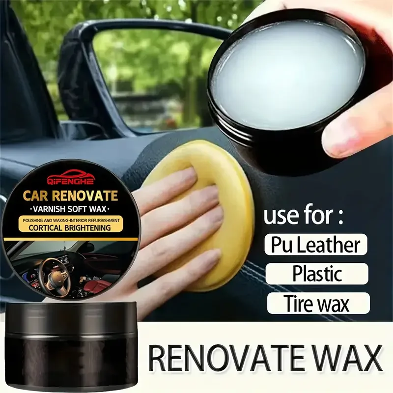 Reparaturwachs für das Armaturenbrett im Auto, Anti-Aging und Aufhellung, Reifenglanzwachs, Sitzpflege