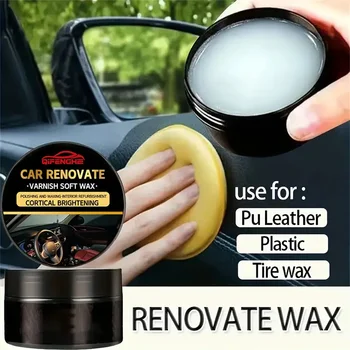 Reparaturwachs für das Armaturenbrett im Auto, Anti-Aging und Aufhellung, Reifenglanzwachs, Sitzpflege