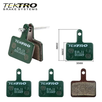 TEKTRO E10.11 MTB/Straßen-Scheibenbremsbeläge, Kunstharz-Metall, 2 mm, universell, kompatibel mit Shimano