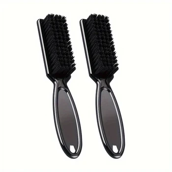 Barber Neck Duster Pinsel Sets Kunststoff Griff Friseur Weiche Haar Reinigung Pinsel Kopf Form Carving