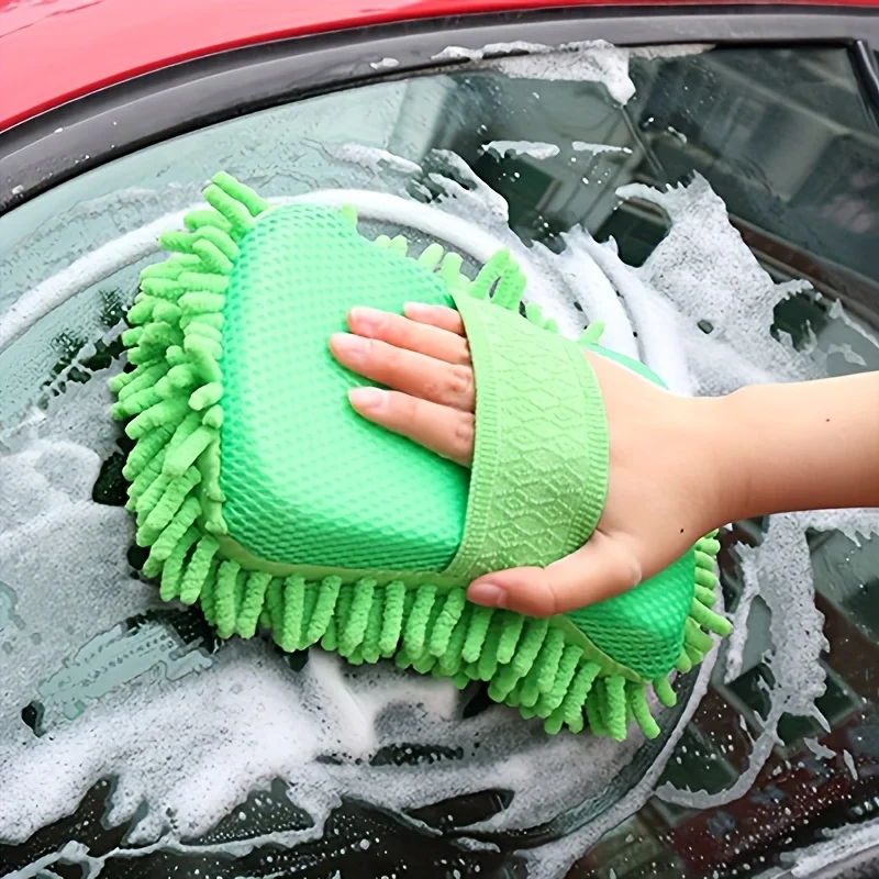 Mikrofaser Auto-Waschschwamm Reinigung Auto-Pflege Detailing-Bürsten – Bild 4