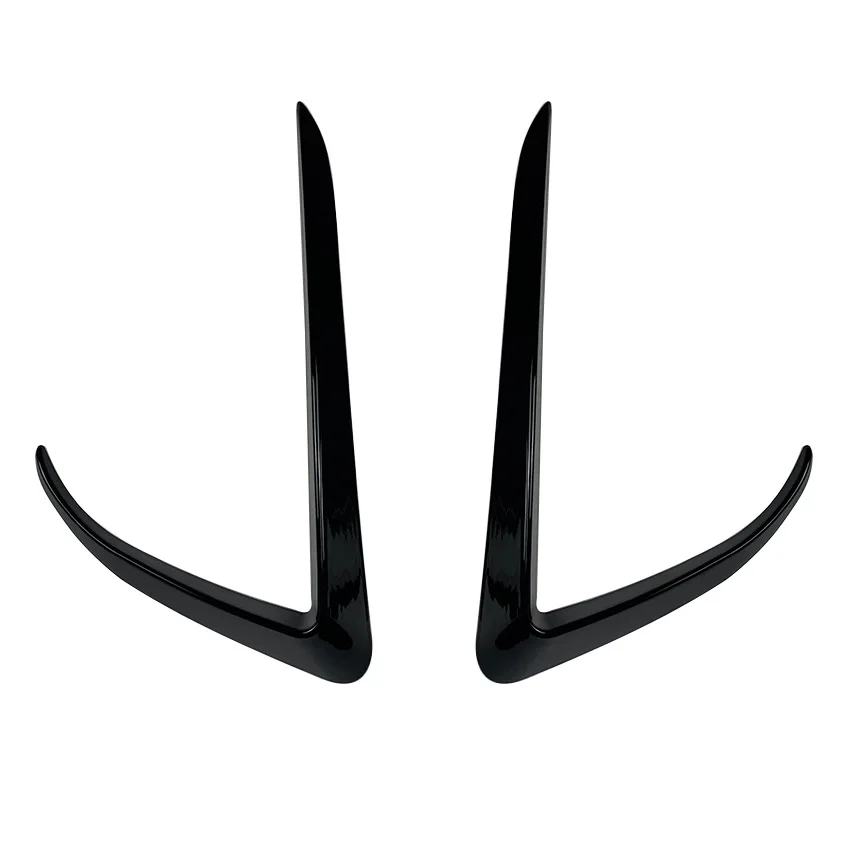 Tesla Modell 3 Modell Y 2017-2023 Front Stoßstange Nebel Lampe Wind Messer Spoiler 1 Paar Auto Nebel lampe
