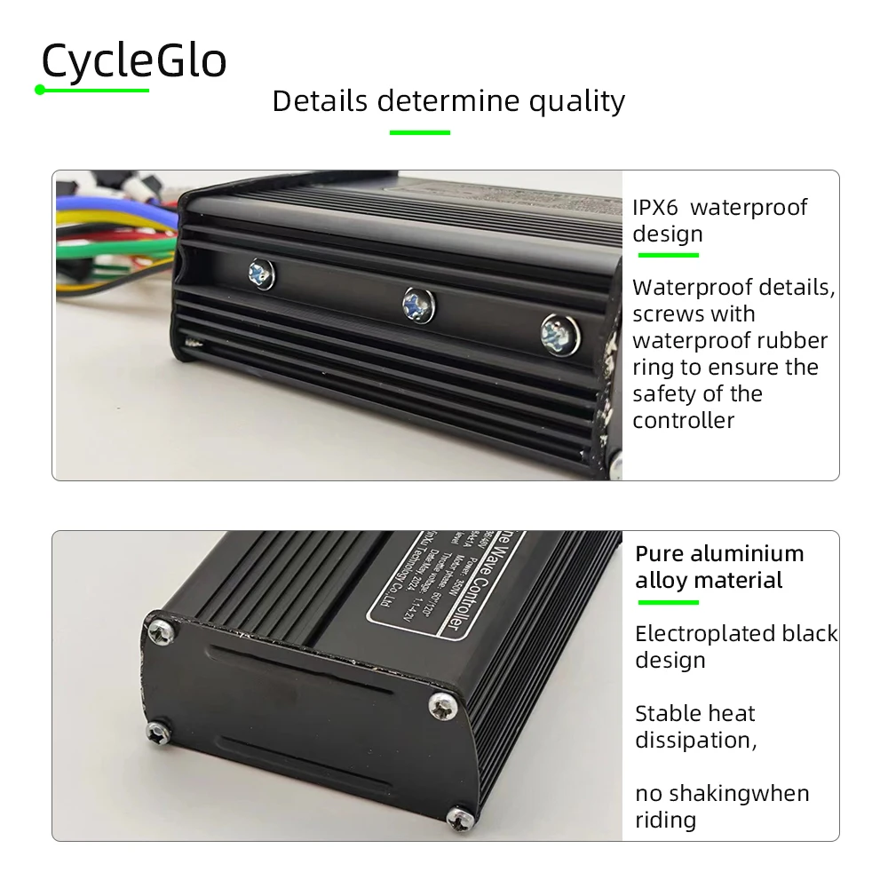 36V 48V 500W 20A E-Scooter Bürstenloser Motor Universal Controller – Bild 4