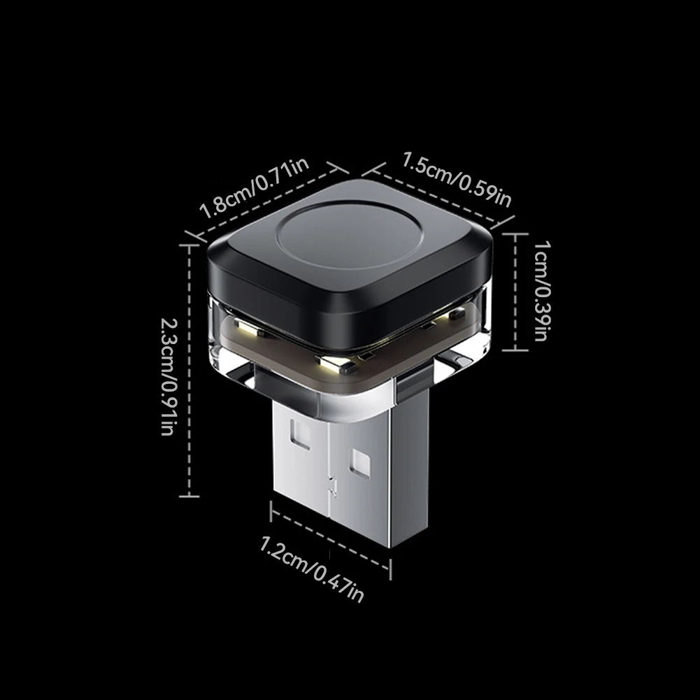 Universal USB Auto Innen Umgebungs Atmosphäre Licht LED Signal Lichter – Bild 6
