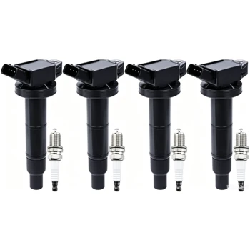 Zündspule Zündkerze für Toyota RAV4 XA20 2001 2002 2003 2004 2005 2006 2007 2008 2.0L 2.4L L4 90919-02244