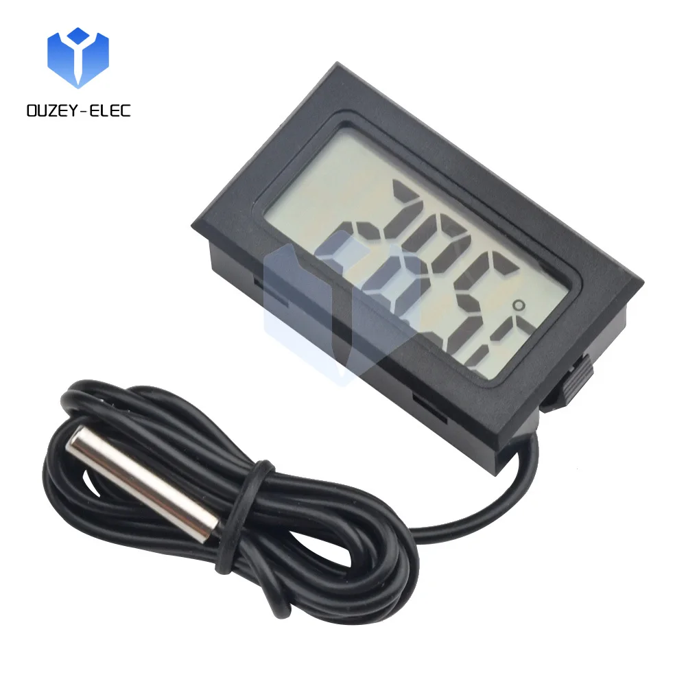 Das eingebettete elektronische Digitalanzeige-Thermometer LCD-Display – Bild 2