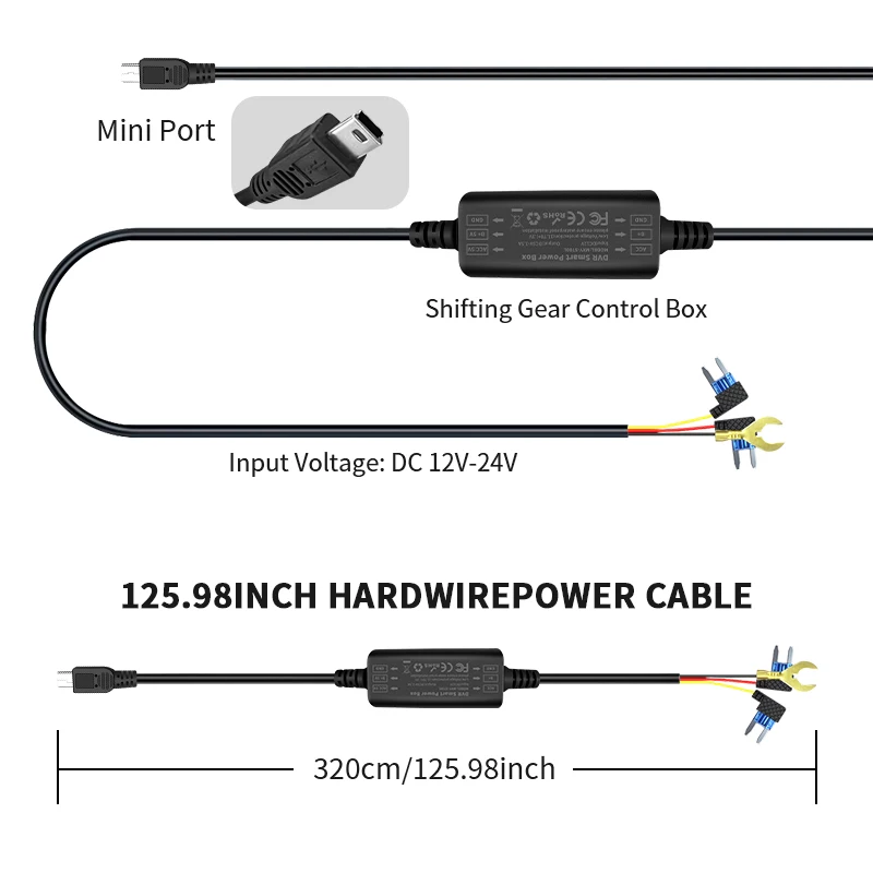 24H Parküberwachung Step-Down Line GPS Mini USB/Typ-C Adapter für alle – Bild 6
