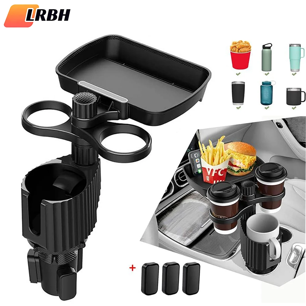 Auto tassen halter Expander Tablett mit abnehmbarem Auto Getränke halter Tablett, Auto Food Tabletts zum Essen