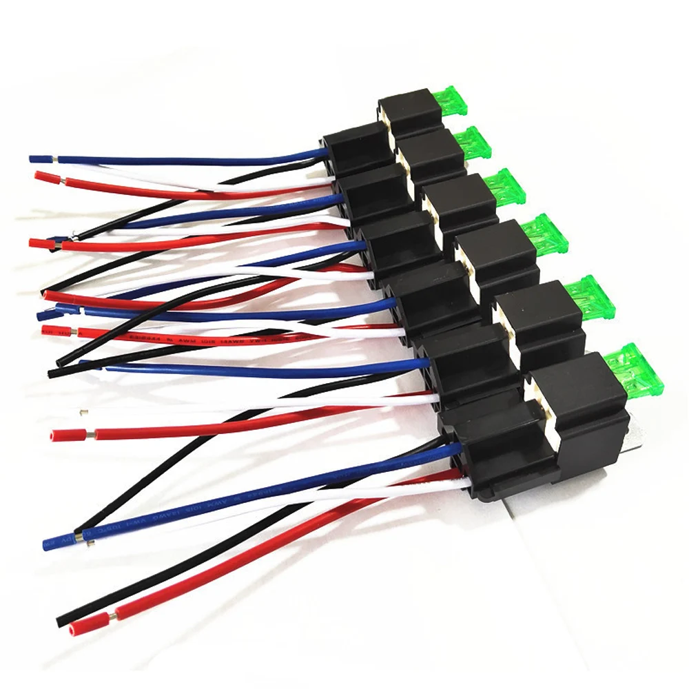 30 A/12 V Auto-Relais mit Sicherung, 6 Sätze amerikanischer – Bild 2