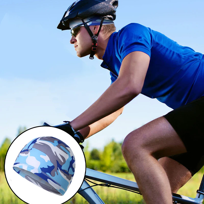 Sommer-Schädelmütze UV-Schutz Eisseide Helmunterzieher Herren Damen – Bild 2