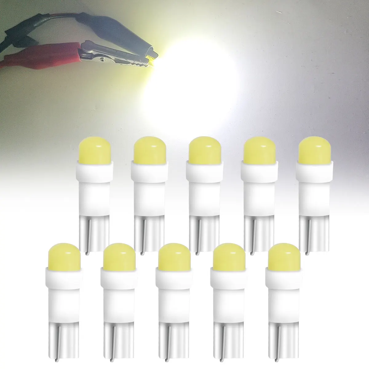 T5 Led-leuchten W 1,2 W W3W LED Auto Innen Licht Auto Seite Für Auto Blinker Dome Tür lesen Backup (10 Stück)