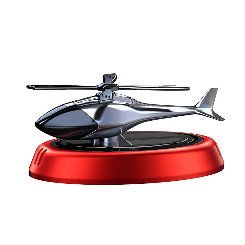 Solar Auto Lufterfrischer Parfüm Hubschrauber Dekor Innendekor Solar – Bild 2