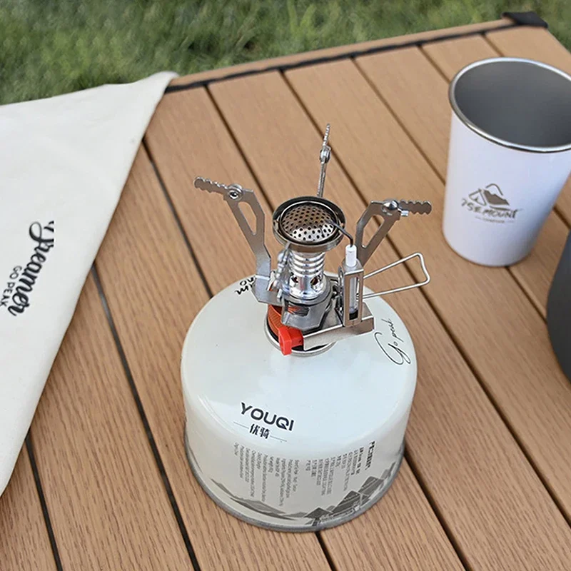 Gas Herd Camping Zubehör Tragbare Outdoor Camping Aluminium Legierung – Bild 6