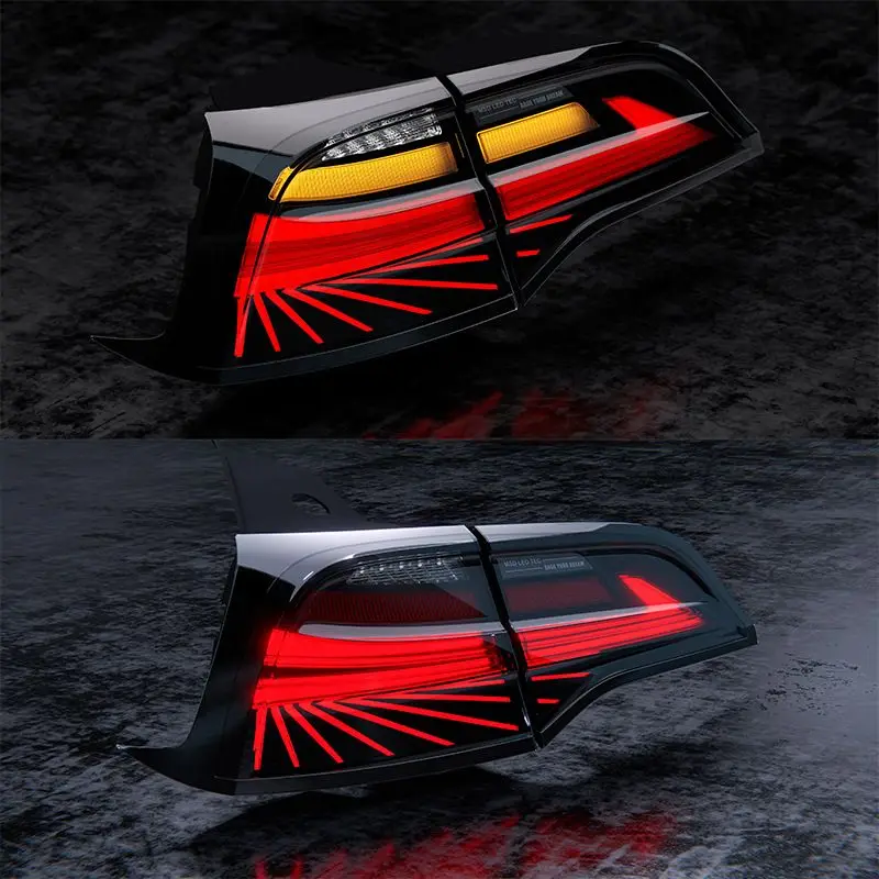Tesla Modell 3 Modell Y 2017-2025 Auto Rückleuchten Montage LED Auto – Bild 3