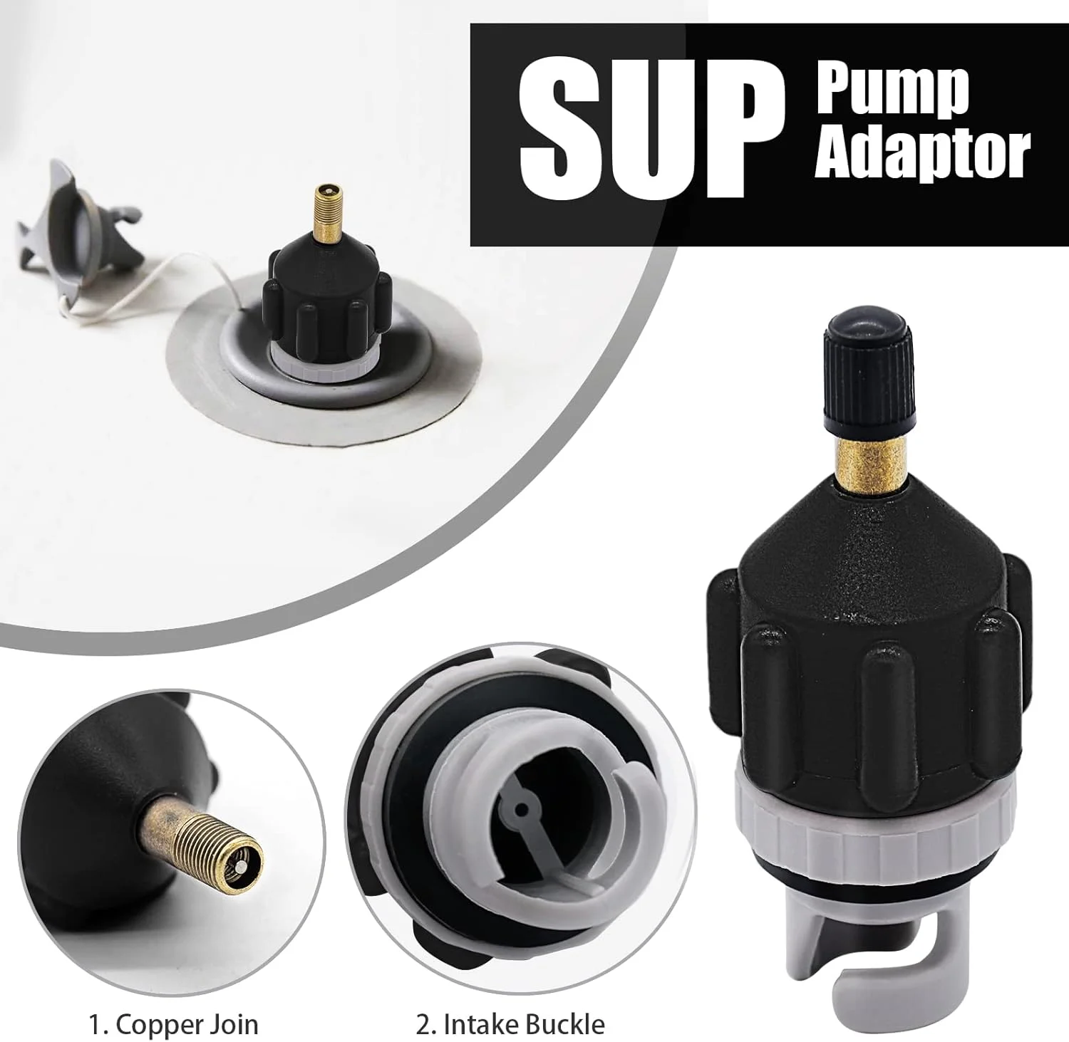 Surfbrett-Luftpumpenadapter für aufblasbare Stand-Up-Paddle-Boards – Bild 5