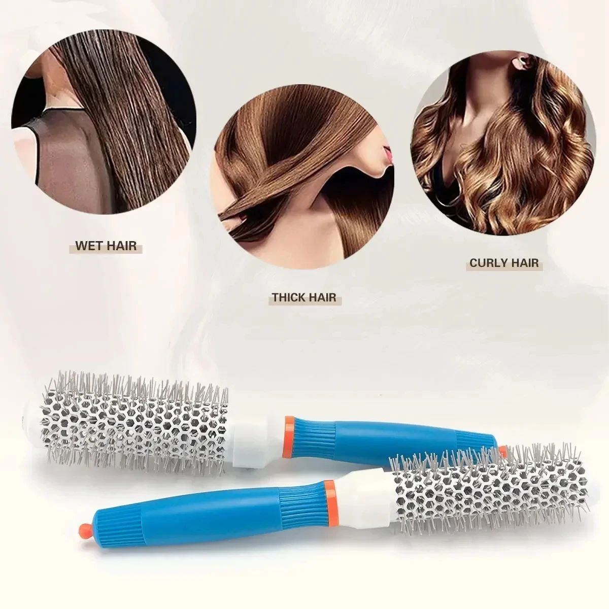 Professionelle Salon-Haarstyling-Bürste Runde Lockenbürste Nass – Bild 6