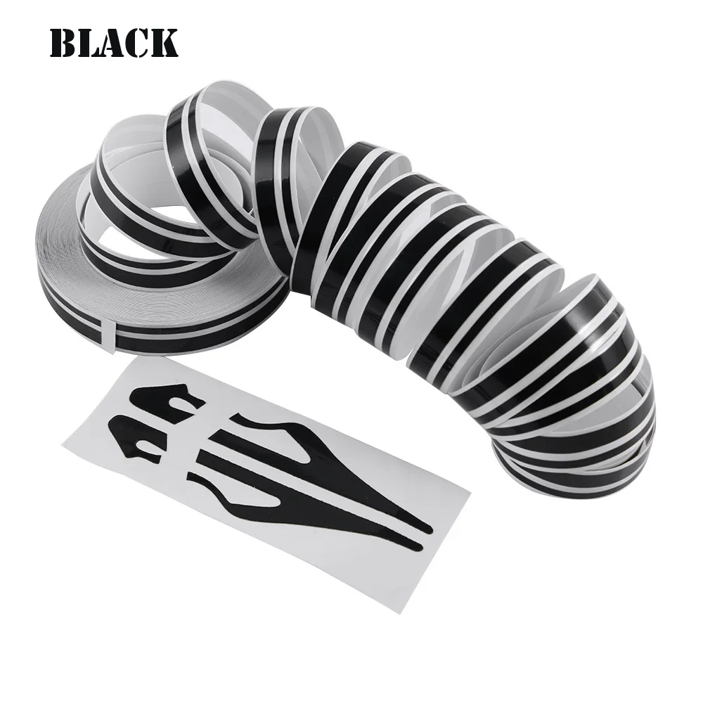1 rolle Mehrfarbige Striping Pin Streifen Steamline Doppel Linie Band Auto Körper Aufkleber Vinyl Aufkleber