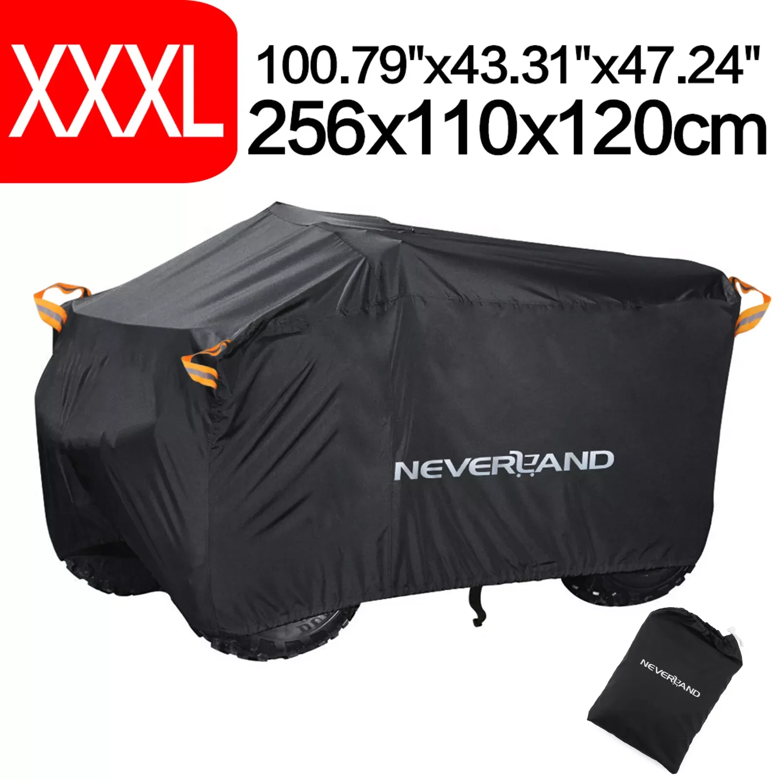 Quad Bike ATV Abdeckung Universal 190T Wasserdicht Motorrad Fahrzeug – Bild 4