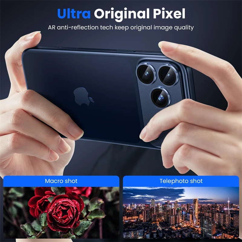 Metallglas-Kameraobjektivschutz für iPhone 17 Air 16 15 14 13 Pro Max – Bild 2