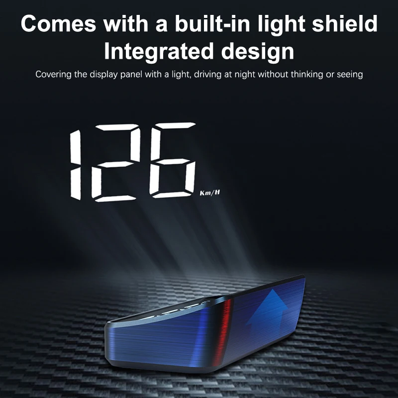 Auto Tacho Hud GPS Head-up-Display digitale Geschwindigkeit messer – Bild 2