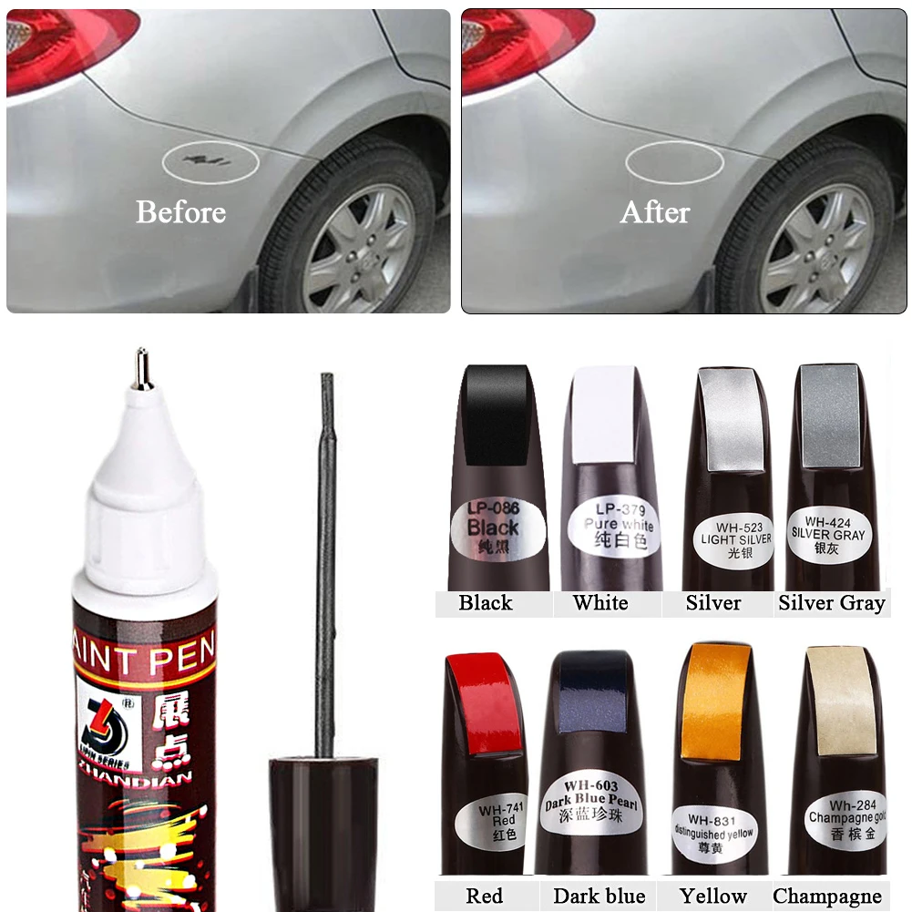 12 ml Autolack Stift Wasserdicht & Langlebig Auto Reparatur Stift Auto – Bild 2
