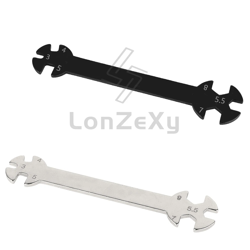 RC Auto Modell Werkzeug Mutter Spanner Multi Spannschloss 3mm 4mm 5mm – Bild 3