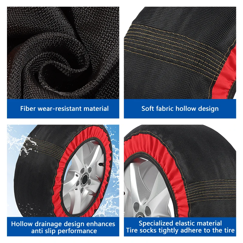 Auto-Radkette für Winter, Autozubehör, rutschfeste Ketten – Bild 4