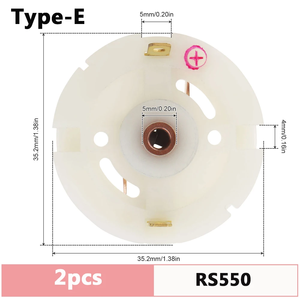RS550 RS380 RS775 DC Motor Kohlebürstenhalter (2 Stück) – Bild 6