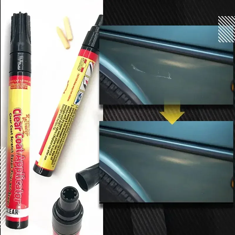 Autolack Stift Kratzer Reparatur Karosserie Tür Farbe Klarlack Auto – Bild 3