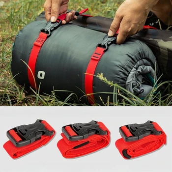 Gepäckgurte mit Schnalle, Camping-Nylon-Reisegurte, Spanngurte für Reisen und Camping