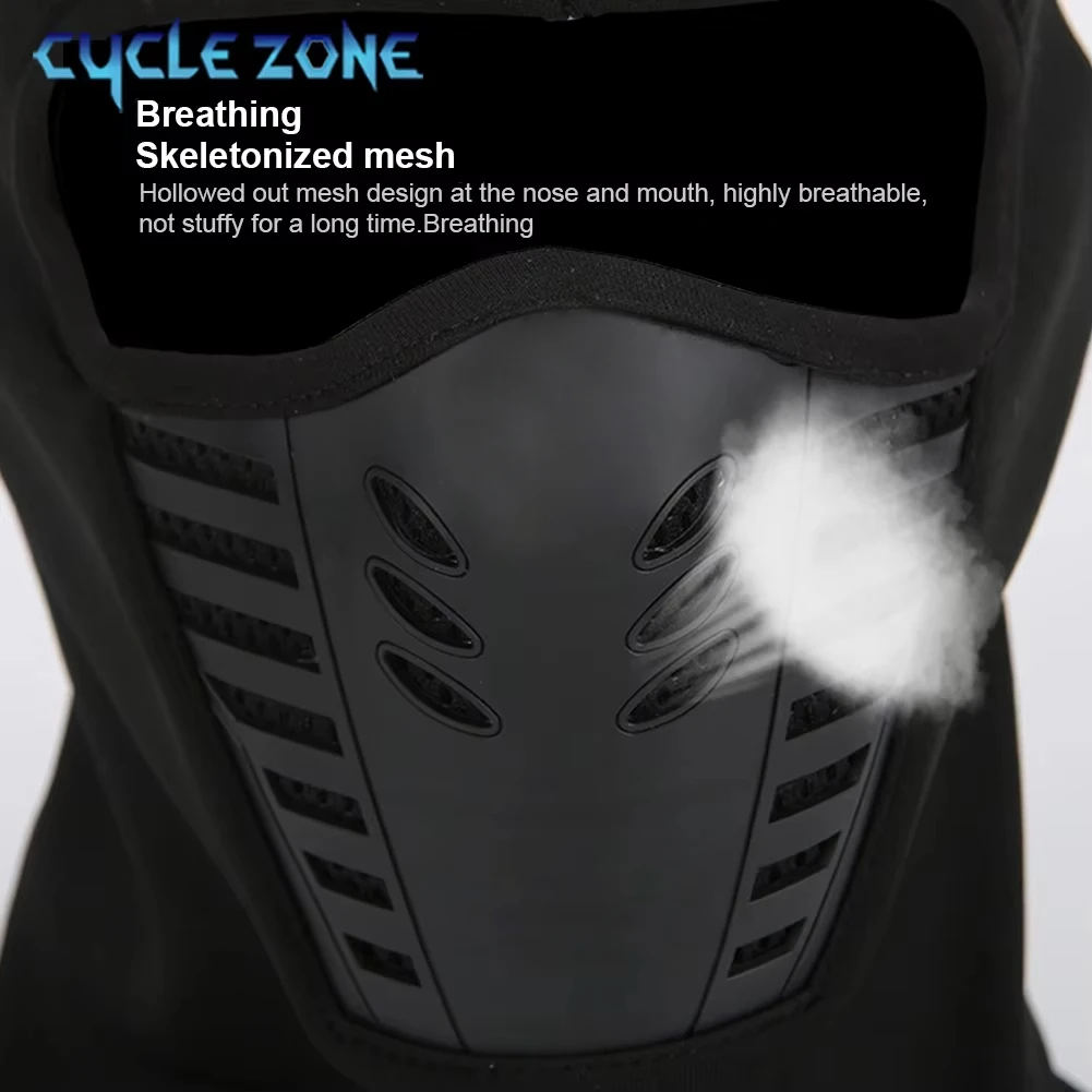 Winter Outdoor Radfahren Vollgesichtsmaske Winddicht Staubdicht Warm – Bild 5