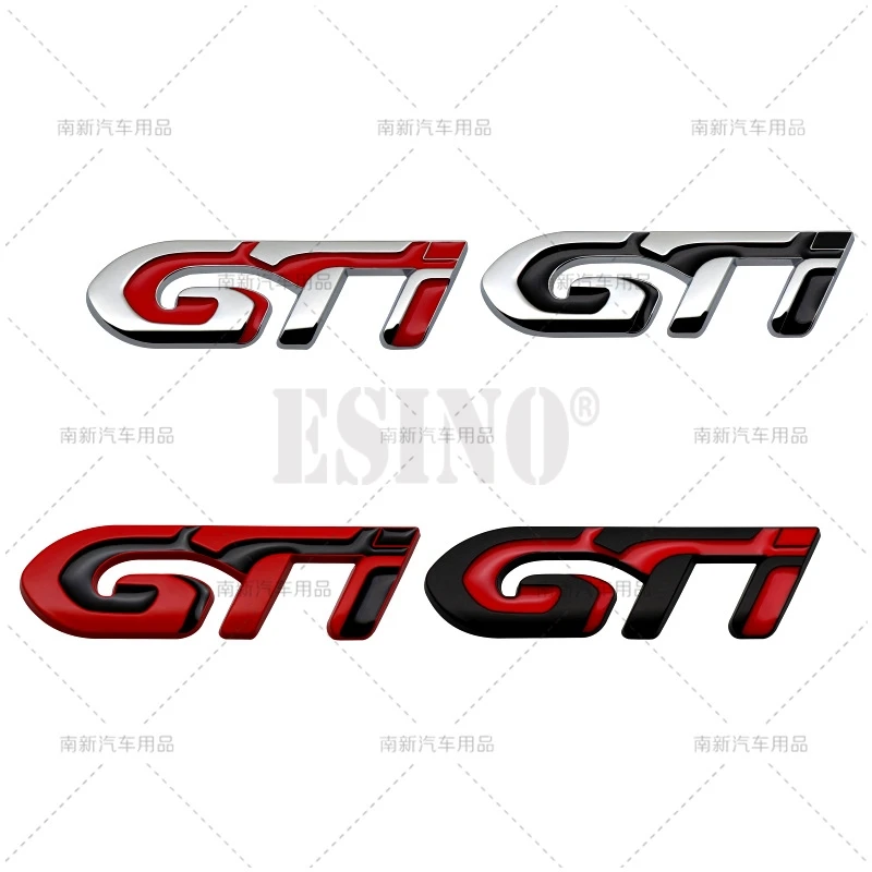 Auto GT Linie 3D Metall Chrom Zinklegierung Emblem Auto Abzeichen – Bild 4