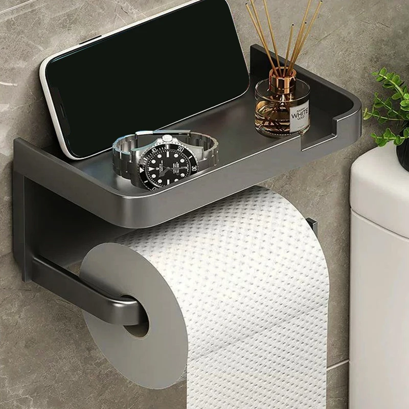 Wc Papier Halter Kunststoff Lagerung Rack Küche Handtuch Platzierung – Bild 2