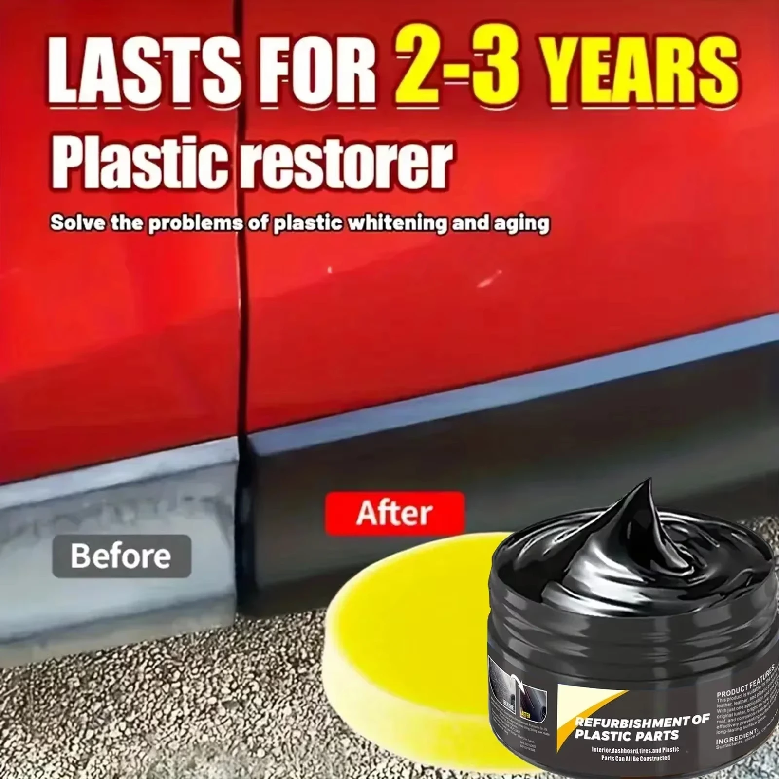 Auto Innen Kunststoff Leder Kratzer Reparatur Paste Automotive – Bild 2