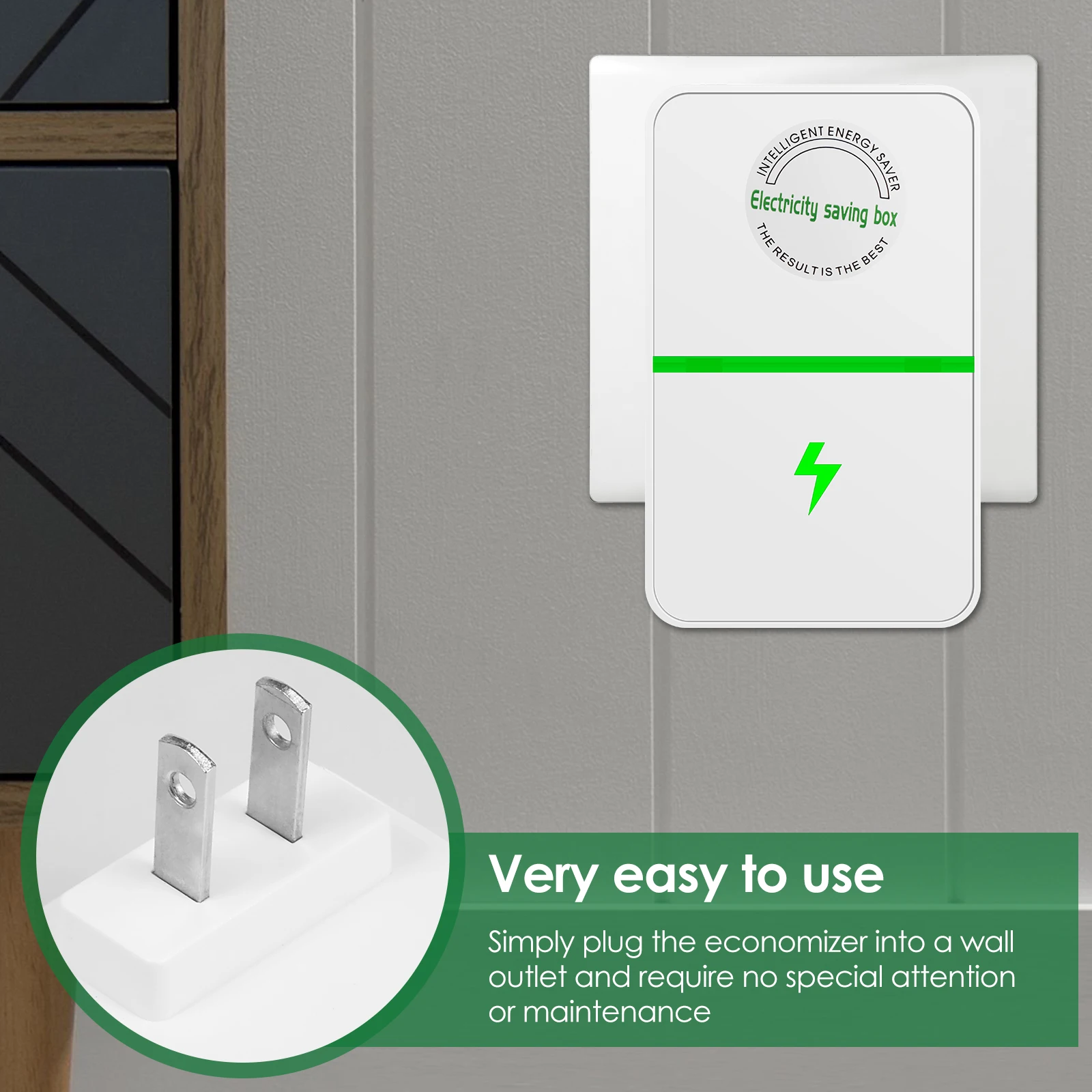 Power Saver Tragbare Strom UNS Energie Saver Smart Saving Box Sichere – Bild 6