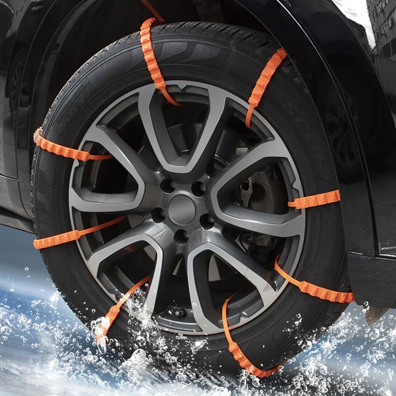 Anti-Rutsch-Schneeketten für Auto-Winterreifen (10 Stück) – Bild 4