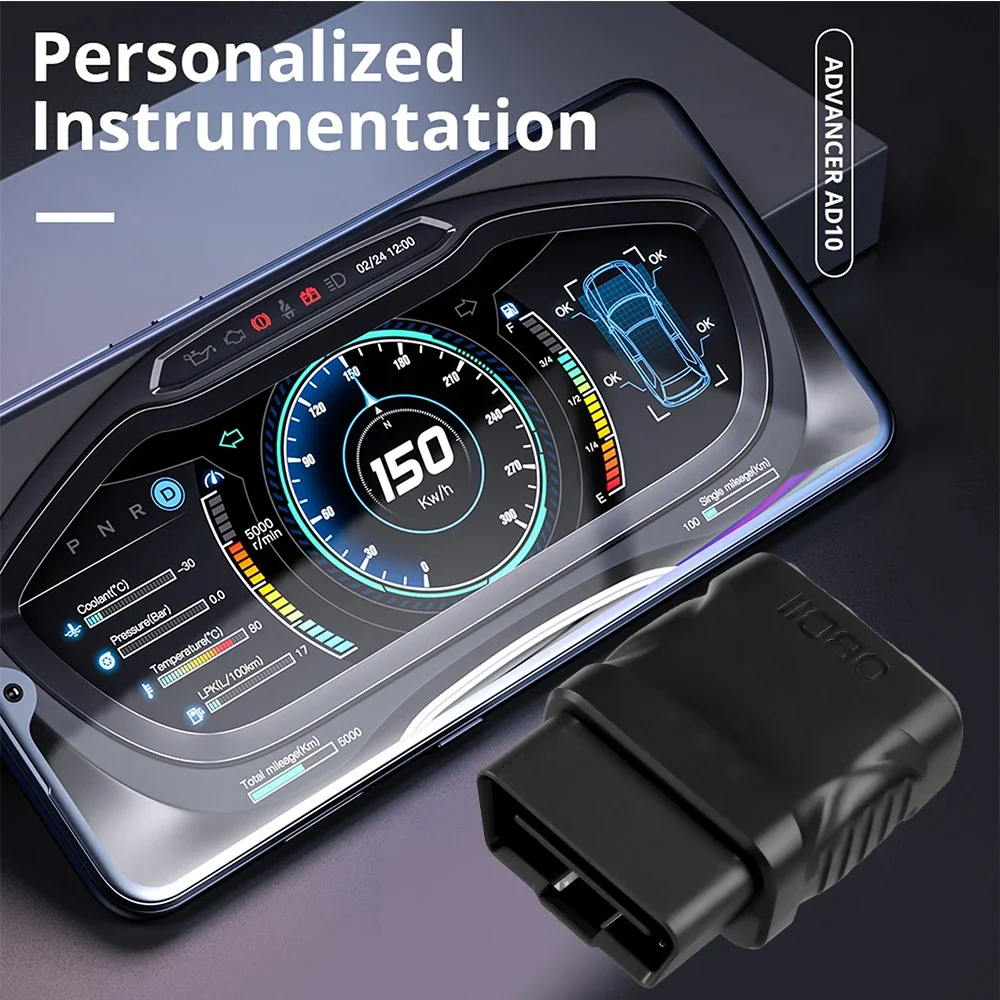 ELM327 V1.5 V2.1 OBD2-Scanner, OBDII-Diagnosetool, Bluetooth 4.2 – Bild 4