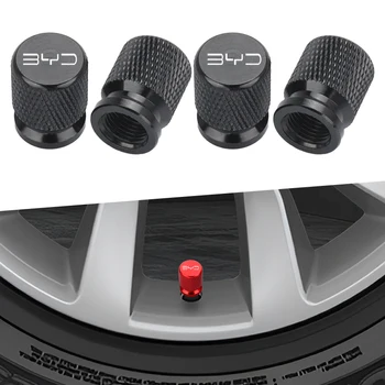 Auto Rad Reifen Ventilkappen Reifen Vorbau Abdeckung Airdust Wasserdicht für BYD Shark 6 Qin Plusdmi (4 Stück)