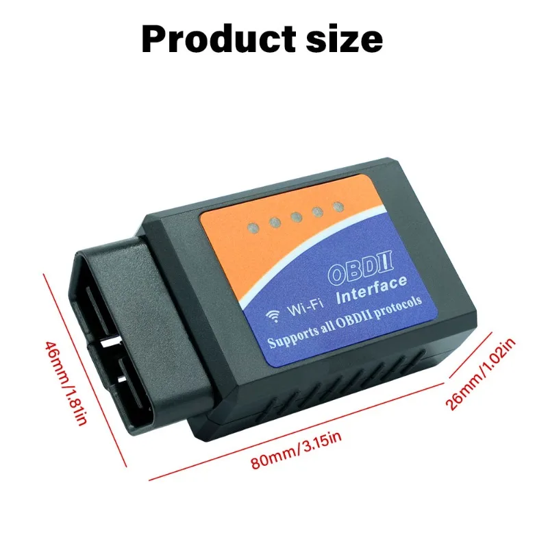 OBD2-Scanner ELM327 Auto-Diagnosegerät Codeleser-Tool V1.5 WIFI – Bild 6