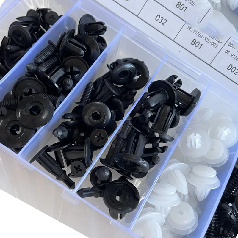 Auto Fastener Clip Mixed Kit 100 teile/satz Auto Körper Push Retainer – Bild 2
