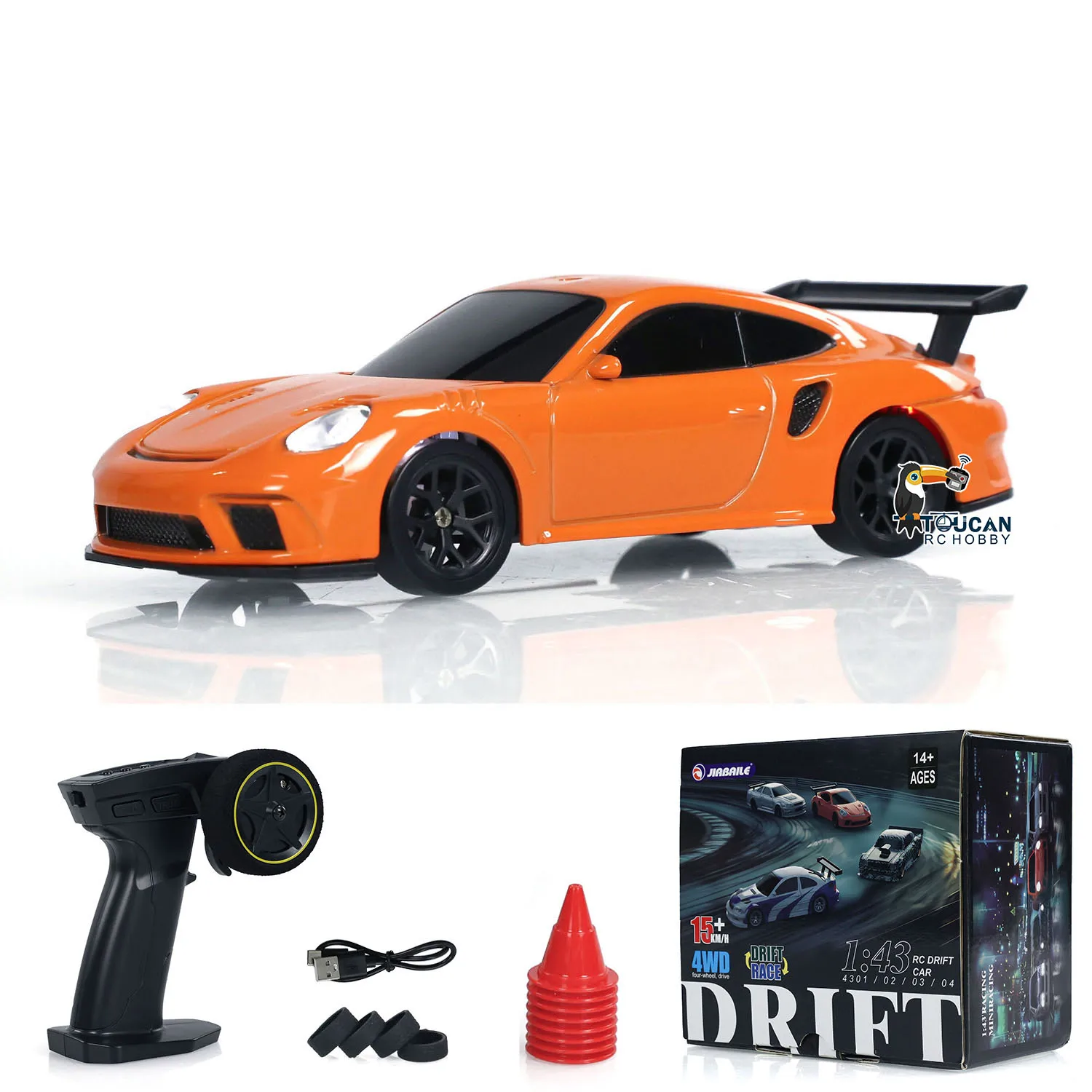 SALE 4WD RTR 1/43 RC Speed Car Allradantrieb Funksteuerung 2.4g Mini – Bild 5