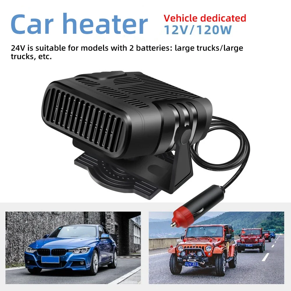 12/24V Auto Heizung 2 in 1 Auto Kühlung & Heizung Lüfter Auto Windschutz scheibe schnelle Heizung Abtauung