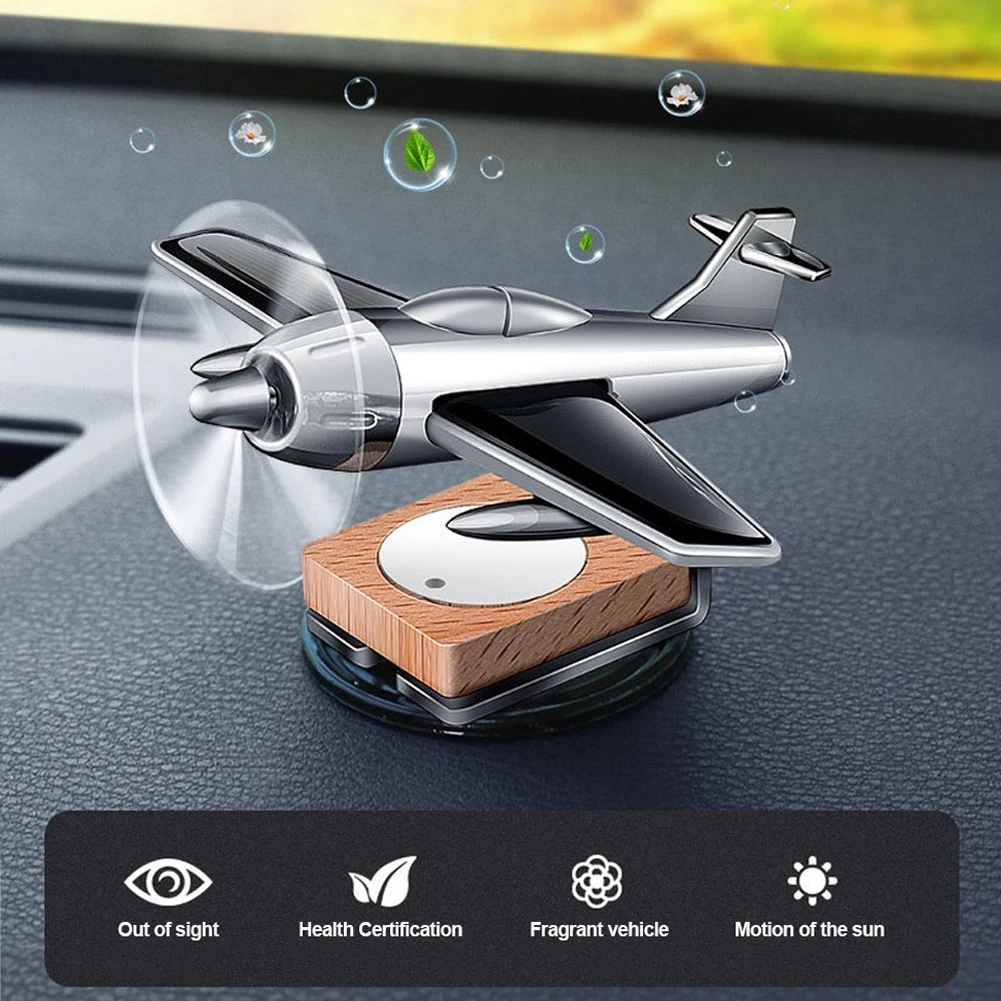Auto-Innenzubehör, Solar-Flugzeug, Modell, Mittelkonsole, Dekoration – Bild 4