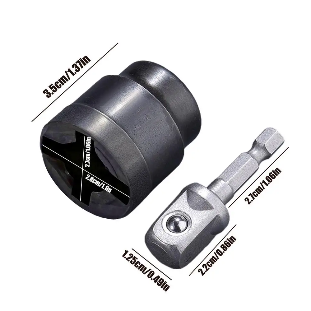 Universal Scissor Auto Jack Adapter Rv Stabilisator Jack Bohrer Adapter Auto Zerlegen Werkzeug Stahl