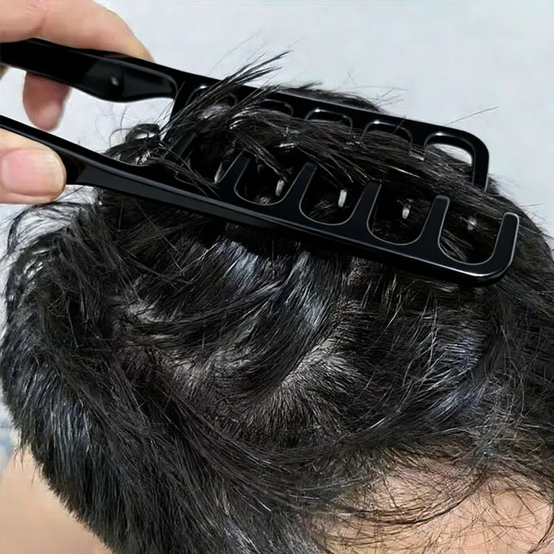 Herren-Salon-Haarstyling-Kammset, einschließlich eines Weitzahnkamms – Bild 3