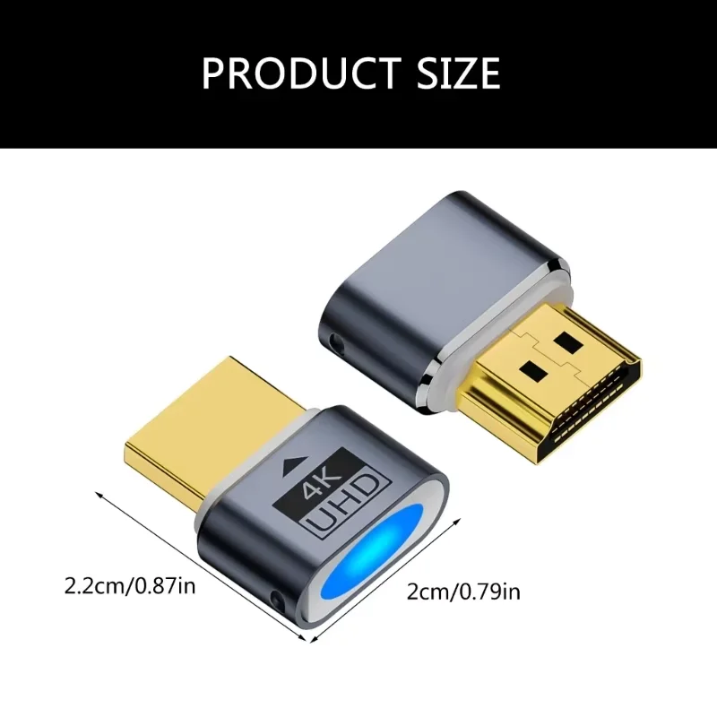 HDMI-kompatibel Dummy Stecker 4K HDR Virtuelle Monitor EDID Emulator – Bild 6