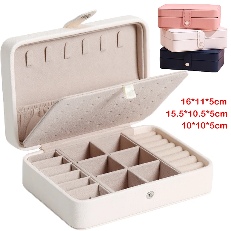 Tragbare Schmuck-Aufbewahrungsbox, 2023, neue High-End-Exquisite, große Kapazität, Reise-Schmuck-Tasche