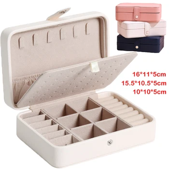 Tragbare Schmuck-Aufbewahrungsbox, 2023, neue High-End-Exquisite, große Kapazität, Reise-Schmuck-Tasche